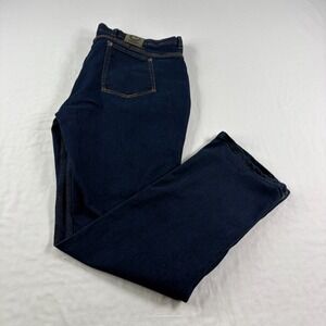 Origin Maine Jeans Mens 40x32 Blue Dark Wash Denim Stretch USA Made